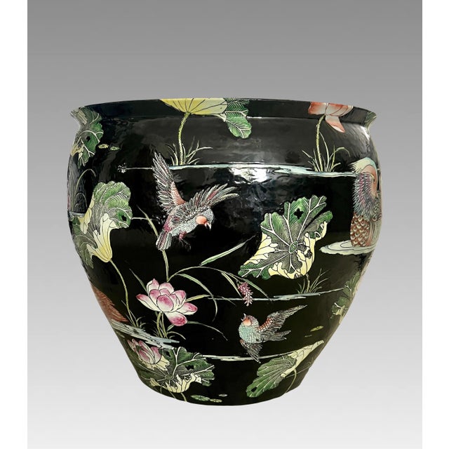One of the largest planters we have had the pleasure of selling - a traditional graceful form, the tapering body with...