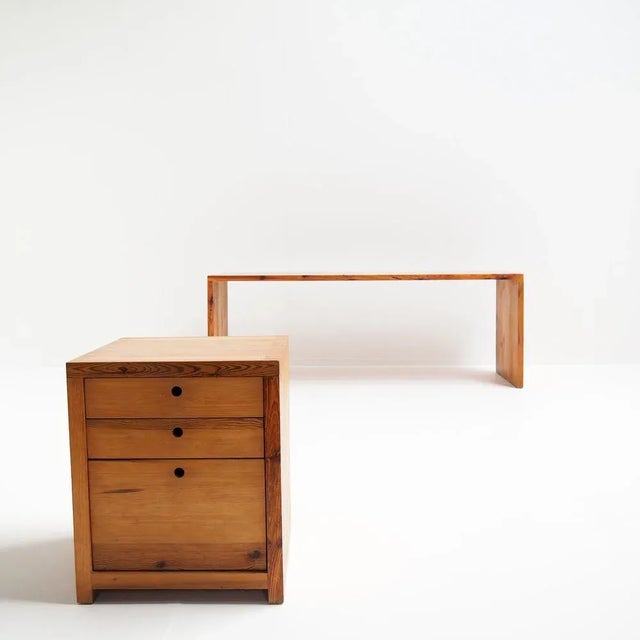 Desk with drawer unit designed by dutch designer ate van apeldoorn for houtwerk hattem. ate van apeldoorn designed in a...