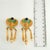 Traditional Vintage Elizabeth Taylor for Avon Egyptian Revival Dangle Clip Earrings, Pair For Sale - Image 3 of 4