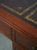 English Yew Wood Brown Leather Top 3 Part Desk For Sale - Image 13 of 18