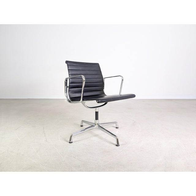 EA 108 Chair in Leather by Charles & Ray Eames for Vitra For Sale - Image 5 of 13