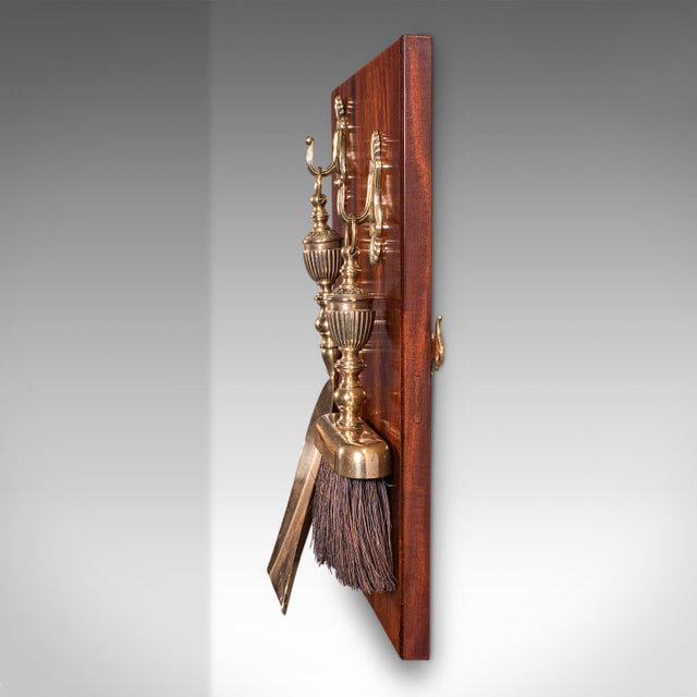 Early 19th Century Antique Maid's Fireside Maintenance Set, English, Shovel, Brush, Regency, c.1820 For Sale - Image 5 of 9