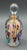 Contemporary Roger Gandelman 2013 Signed Handblown Art Glass Floral Perfume Bottle With Dauber For Sale - Image 3 of 8