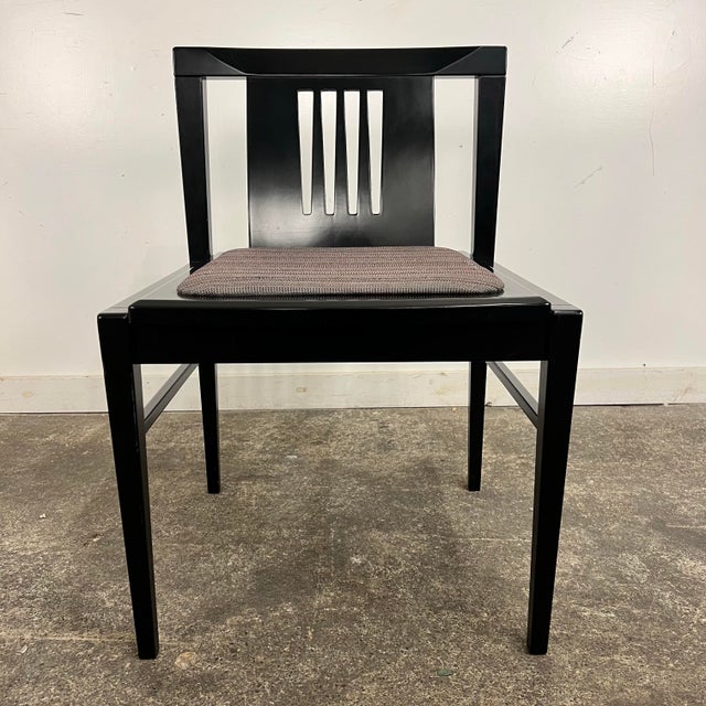 Wood Pair of Stendig Italian Postmodern Side Chairs For Sale - Image 7 of 12