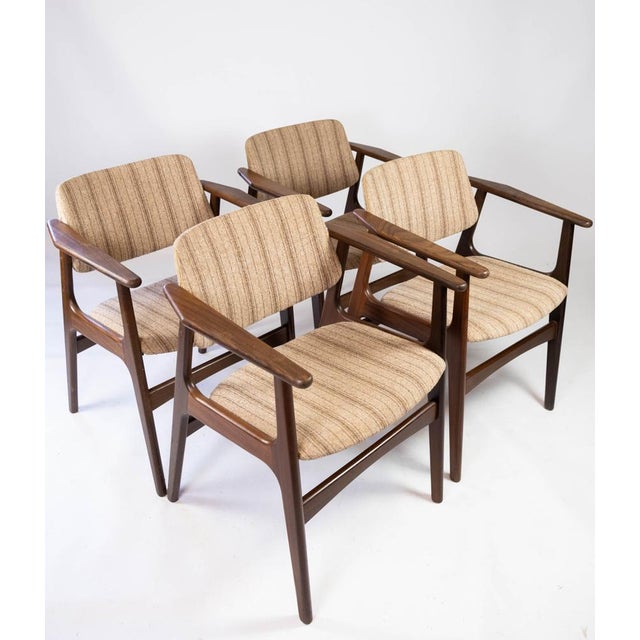 Danish Teak Dining Room Chairs, 1960s, Set of 4 For Sale - Image 3 of 15