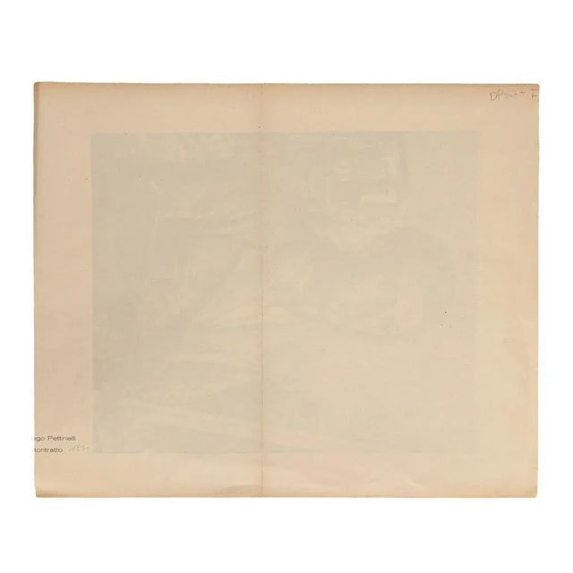 Self-portrait is a beautiful original lithograph on paper realized by Diego Pettinelli Monogrammed and dated on the lower...