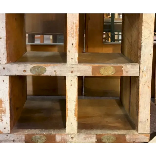 Antique American Primitive Wood Cubby Storage - American - Folk Art For Sale In New York - Image 6 of 6