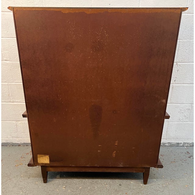Mid-Century Modern Walnut Highboy Dresser For Sale - Image 18 of 18