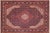 Blue Persian Tabriz Mahi Blue/Red Wool Rug - 9'8'' X 12'5'' For Sale - Image 8 of 10
