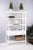 Transitional Lark Etagere, White For Sale - Image 3 of 9