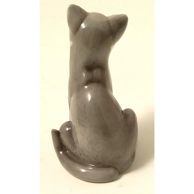 Royal Copenhagan Super Rare Vintage B & G Copenhagen Cat Figurine For Sale - Image 4 of 5