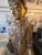 Antique Carved Wood Bejeweled Burmese Mandalay Standing Buddha Sculpture For Sale - Image 11 of 11