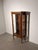 Metal Louis XVI Style Glass Display Cabinet with Decorative Metal Mounts For Sale - Image 7 of 9