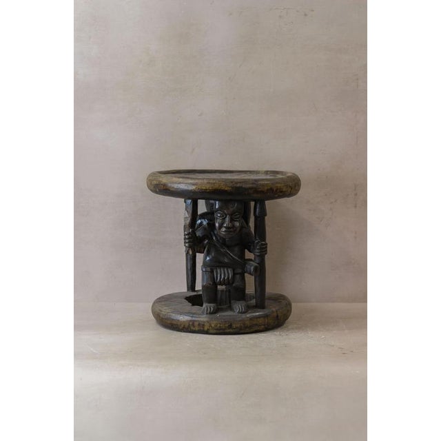 Vintage Baule Wood Side Table For Sale - Image 4 of 6