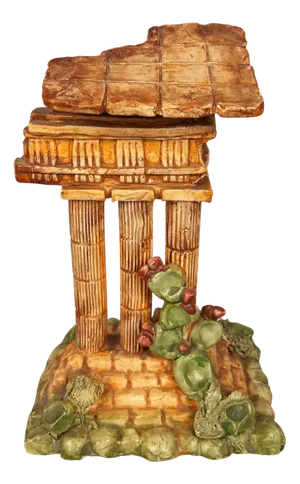 Vintage Ceramic Monument of Valley of the Temples, Agrigento, Sicily, 1960s