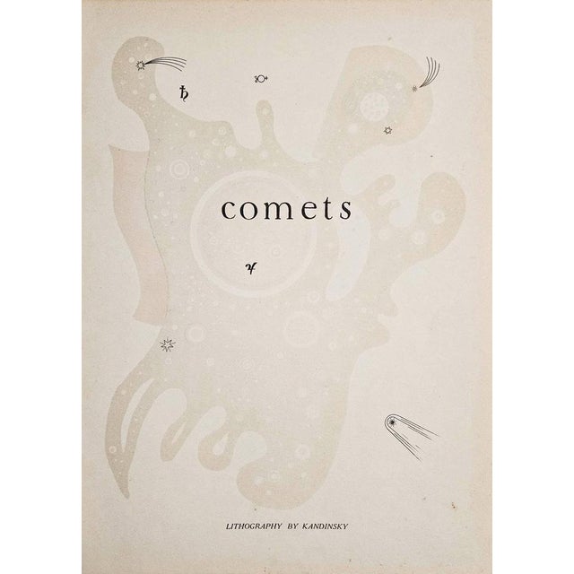 Wassily Kandinsky, Comets, 1939, Lithograph, in Flawless conditions. Designed 1920 to 1949