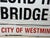 Lord Hill’s Bridge W2 – Original City of Westminster Enamel Street Sign Designed by Sir Misha Black, c.1967) For Sale - Image 13 of 18