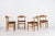 Mid-Century Modern Danish Dining Chairs in Oak by Henning Kjærnulf for EG Møbler, 1970s, Set of 4 For Sale - Image 3 of 15