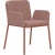 Cover salmon armchair by mowee dimensions: d60 x w62 x h83 cm (seat height 48 cm) material: aluminium and upholstery....