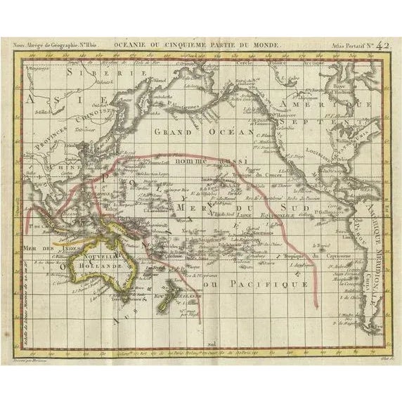Early 19th Century Antique Map of Oceania, 1816 For Sale - Image 5 of 5