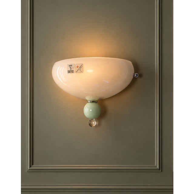 Murano Glass Fortyseven Wall Lamp from Barovier & Toso, 1993 For Sale - Image 3 of 17