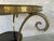 Brass Louis XVI Style Neoclassic Gilt Bronze Black Marble Top Gueridon For Sale - Image 8 of 14