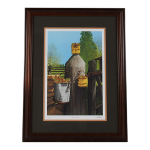 Framed Print of Bob Timberlake's "Summer Berries" Numbered 1432/1500