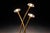 Mid-Century Modern Brazilian Modern Sculptural Bamboo Form Floor Lamp in Gilded Brass, Brazil, 1960s For Sale - Image 3 of 10