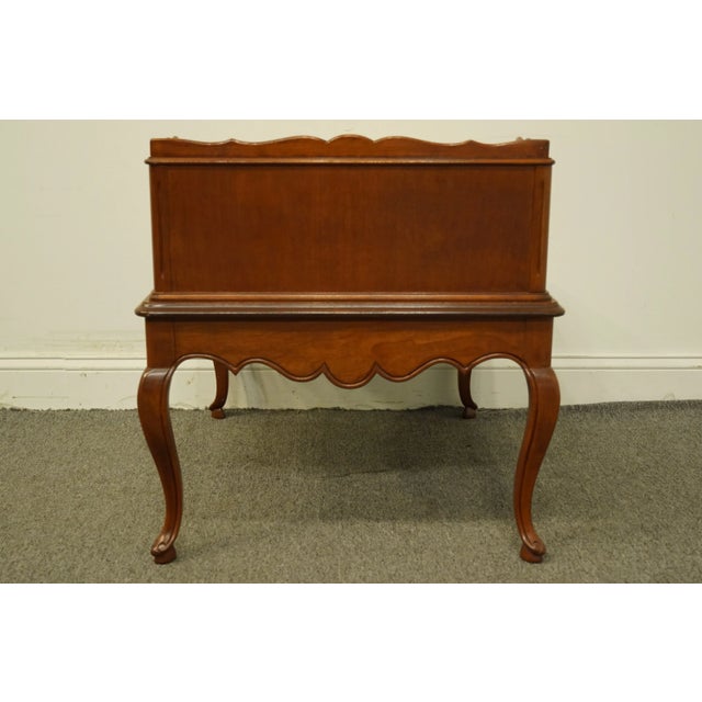 Colonial Manufacturing Colonial Style Solid Cherry 24x30" Accent Step End Table 331-31 For Sale - Image 11 of 13