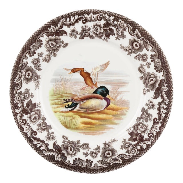 Spode Woodland Luncheon Plate 9", Mallard For Sale