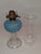 Late 19th Century Rare Thuro Collection Sheldon Swirl Opalescent Kerosene Oil Lamp Blue Reverse For Sale In Boston - Image 6 of 18