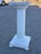 19thc American Victorian Pedestal Pine Painted White, Very Strong. For Sale - Image 11 of 14