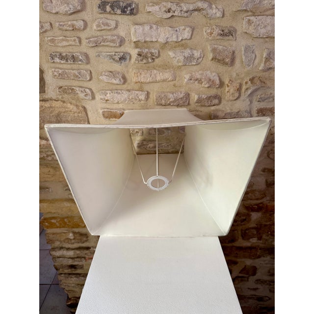 Vintage Acrylic Glass and Brass Floor Lamp from Maison Roméo, 1970s For Sale - Image 6 of 18