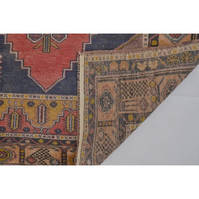 1950s Mid 20th Century Bohemian Turkish Floor Carpet For Sale - Image 5 of 10