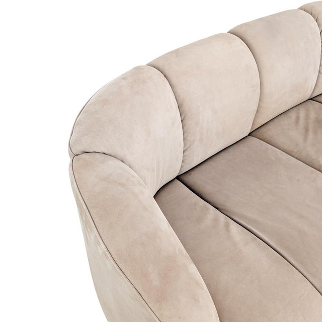Beige Piccolino Two-Seater Suede Sofa from Walter Knoll For Sale - Image 8 of 12
