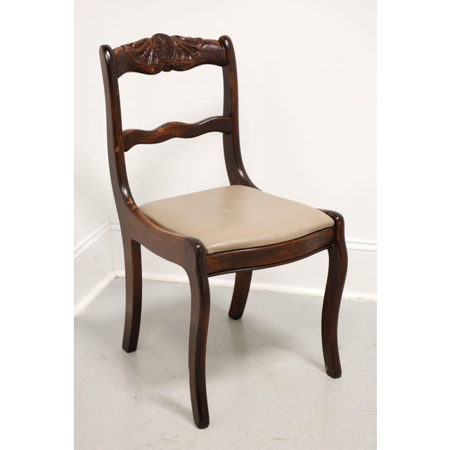 Mid 20th Century Mahogany Empire Style Side Chair For Sale - Image 9 of 9