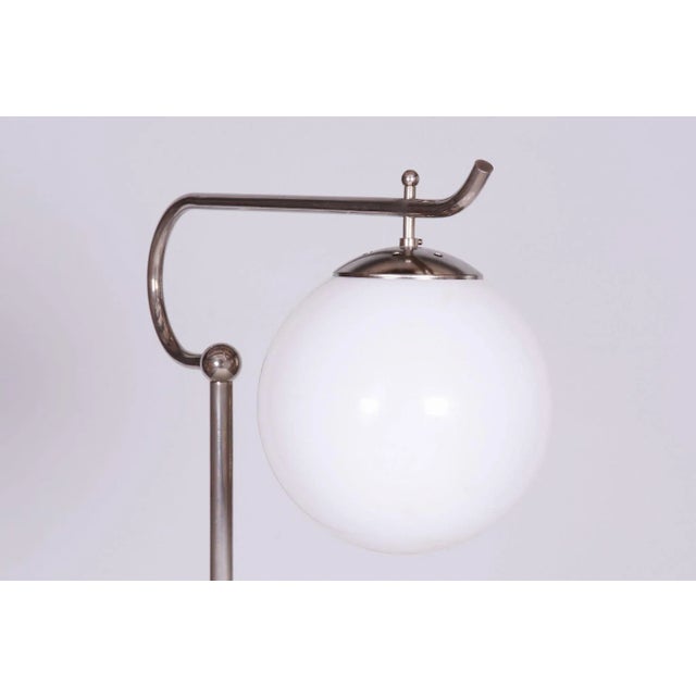 Czech Bauhaus Chrome Floor Lamp by Hynek Gottwald, 1930s For Sale - Image 10 of 12
