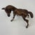 Vintage Grand Wood Mahogany 4.5" Carved Arabian Horse Colt Filly Foal 3d Equine Art For Sale In Buffalo - Image 6 of 11