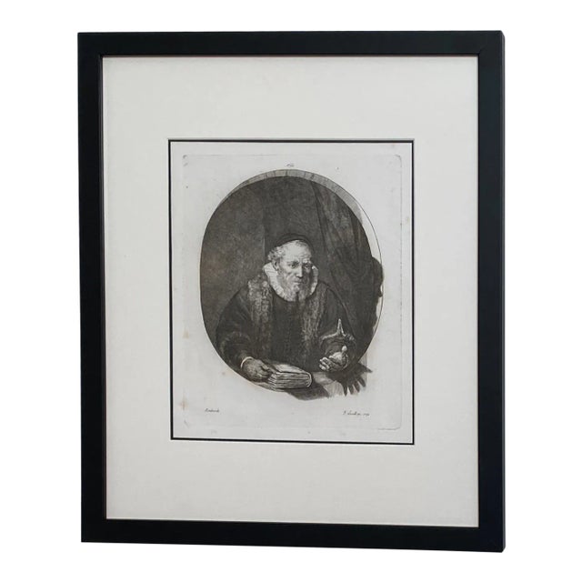 Late 18th Century Rembrandt Etching #30, by Francesco Novelli For Sale