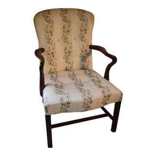 18th Century English Georgian Arm or Lolling Chair For Sale