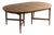 Oval Dining Table in Teak by Oswald Vermaercke for V-Form, Belgium, 1962 For Sale