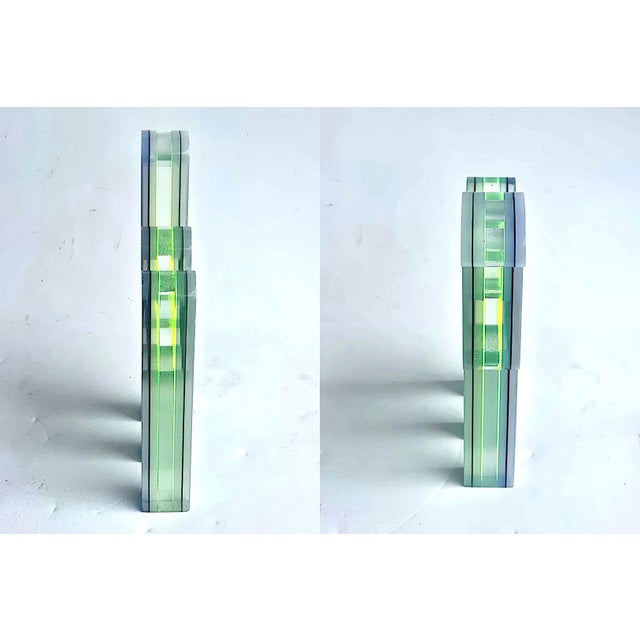 Mid-Century Modern 1970s Silvio Russo for Guzzini Lucite Acrylic Camel Sculpture For Sale - Image 3 of 12