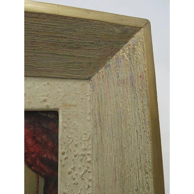 19th Century "Virgin with Infants" Oil Painting, Framed Chairish