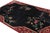 Rug & Kilim Vintage Chinese Art Deco Rug in Red and Black With Floral Patterns - Rug & Kilim For Sale - Image 4 of 7