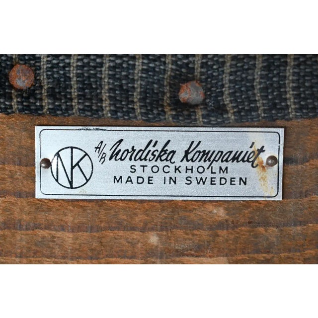 Pair of 1950's Easy Chairs by Bengt Ruda for Nordiska Kompagniet, Sweden For Sale - Image 10 of 11