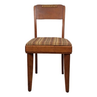 Mid Century Modern Side Chair With Cane Accent by Heywood Wakefield For Sale