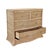 Worlds Away Matthew Izzo Home Celine Four Drawer Rattan Chest With Satin Brass Pulls and Soft Close Glides For Sale - Image 4 of 9