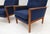 Danish Mid-Century Modern Teak Frames New Wool Upholstery Lounge Chairs Refinish For Sale - Image 14 of 15