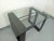 Metal Vintage Rectangular High Table in Glass and Black Metal, 1980s For Sale - Image 7 of 18