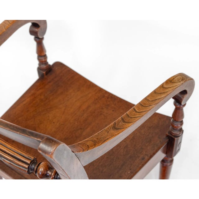 Mid 19th Century English Country Elm Kitchen Armchairs, Set of 2 For Sale - Image 11 of 17